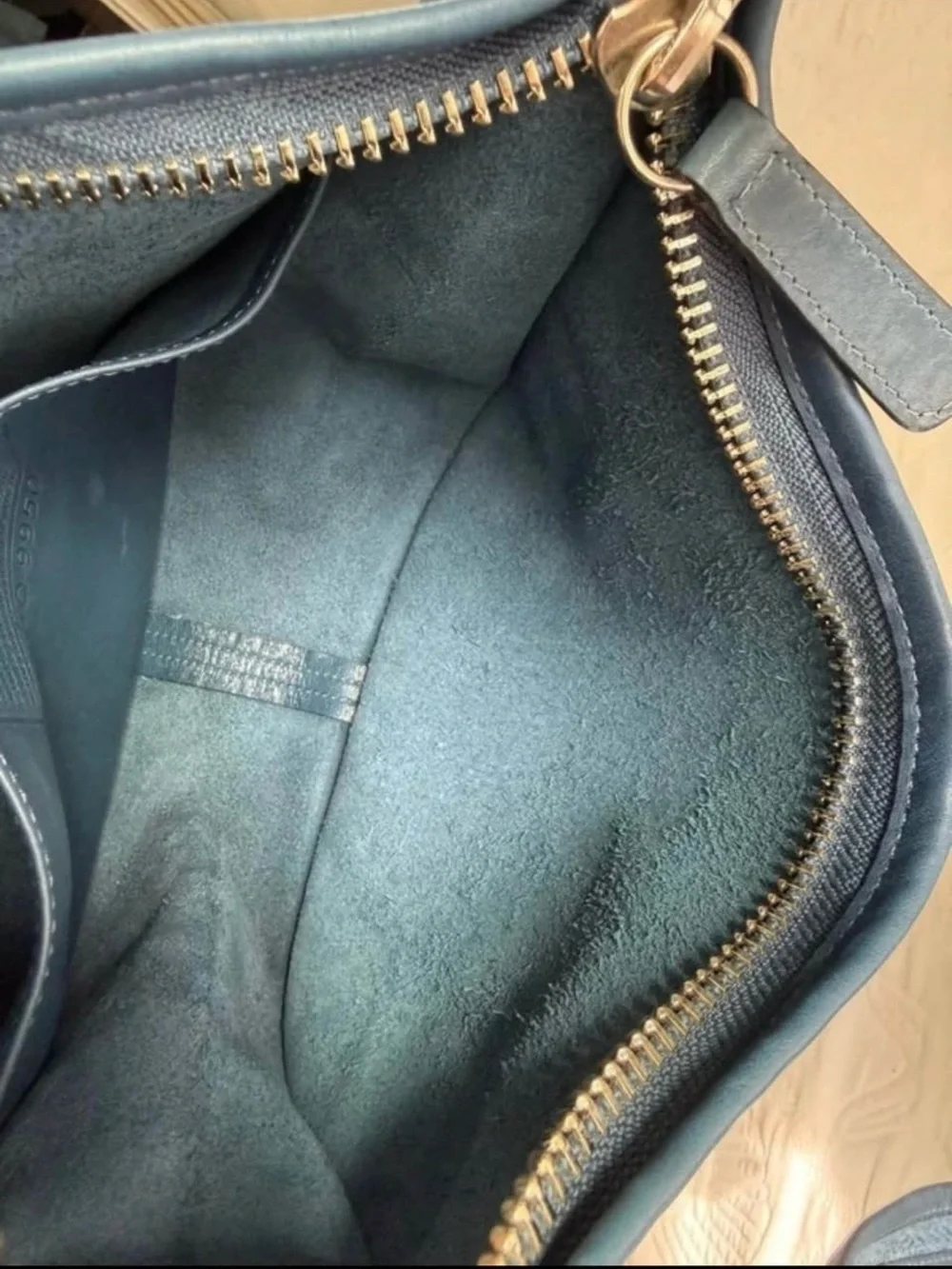 Vintage Coach Janice legacy 9950 RARE COLOR NAVY BLUE leather shoulder bag